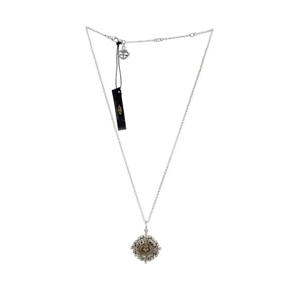 VIRGINS SAINTS & ANGELS VSA Petite Cloister Sacred Heart Charm SS Necklace - Picture 2 of 7